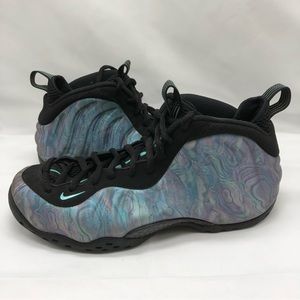 Nike Air Foamposite One Premium Abalone Men’s Basketball Sneakers Size 9.5 Hoops